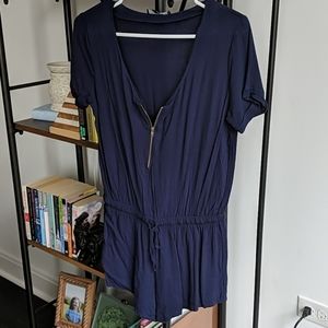 Navy Romper